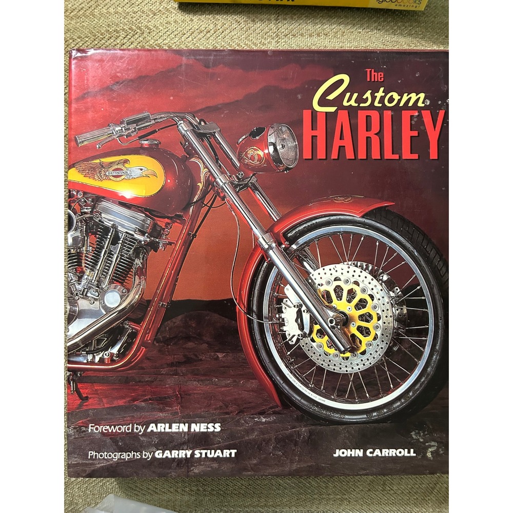 The Custom Harley John Carroll‎ Arlen Ness Motorcycle Hardcover Book 1995